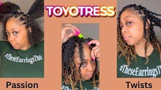 Beginner Friendly Passion Twists with Toyotress Tiana Passion Twists Crochet Hair