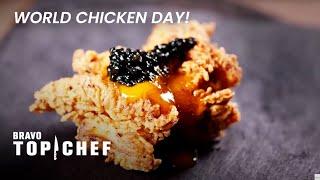 The Best Fried Chicken Dishes (Mashup) |  World Chicken Day  | Top Chef