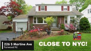 226 S Martine Ave, Fanwood NJ, Homes For Sale in Fanwood New Jersey