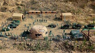 Army Men:Grey army vs Green army #stopmotion (Army men stopmotion)