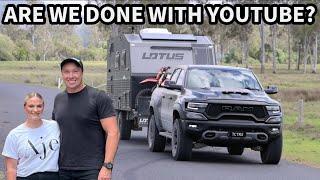 RAM TRX FIRST TIME OFF-ROADING! REAL LIFE CARAVAN AIR-CON BATTERY TEST! WE ALMOST LOST JORJA 