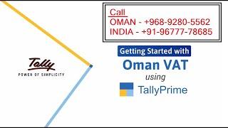 GCC VAT ENTRY USING TALLY PRIME - OMAN