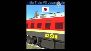 Indian bike driving 3D#India train VS Japan train # gaming video#