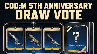 VOTE FOR YOUR FAVORITE LEGENDARY SKINS FOR 5TH ANNIVERSARY - COD MOBILE