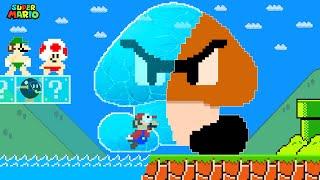 Super Mario Bros. But When Everything Mario Touches Turns Into WATER