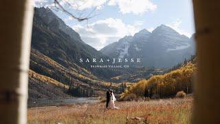 Emotional Vows Under The Maroon Bells {Colorado Wedding Video} // Sara and Jesse