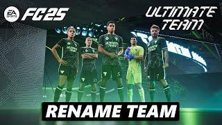 EA Sports FC 25: How To Change Club Name In Ultimate Team