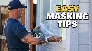 Masking Windows | Exterior Painting