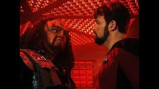 Riker gains the respect of the Klingons | Star Trek TNG