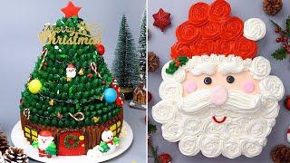 ️ Best Christmas Cake Recipes in 5 Minutes | Amazing Colorful Cake Decorating Tutorial | Tree Cake