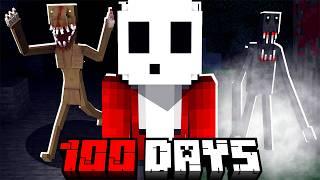 We Survived 100 Days in Minecraft's Scariest World [FULL MOVIE]