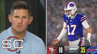 "Josh Allen is the MVP!" - ESPN on Bills blow out 49ers 35-10 to clinch 5th straight AFC East title