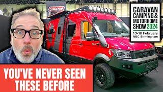 The BEST NEW Motorhomes/Campervans at the CAMPING, CARAVANNING & MOTORHOME SHOW