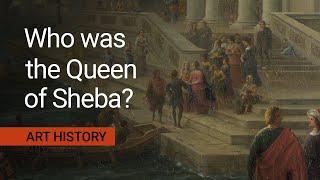 Where is the Queen of Sheba going in this painting? | National Gallery