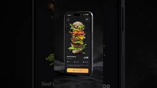 Food App UI Design #uiuxdesign #appdesign #appdesigner #figmadesign #viralvideo