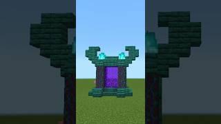 Minecraft Nether Portal Design #shorts