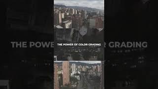 The Power of Color Grading With #davinci #davinciresolve #colorgrade #cinematic #drone #medellin