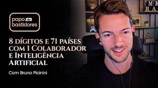 8 dígitos e 71 países com 1 Colaborador e Inteligência Artificial, com Bruno Picinini