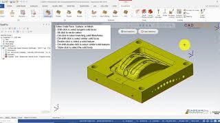 MasterCAM 2019 Tutorial #52 | 3D Dynamic OptiRough & Dynamic OptiRest Material