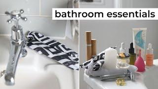 My SUSTAINABLE Bathroom Essentials