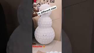  DIY Cup Snowman Christmas Craft #shorts #diy #christmas #snowman #shortsvideo