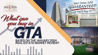 Insider's Guide: GTA Real Estate Market Stats January 2024 | Jay and Jaya Dewan