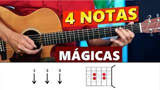 4 NOTAS MÁGICAS - Quadrado pra solar em qualquer música - Prof. Sidimar Antunes