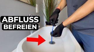 Abfluss verstopft? So befreist Du deinen Abfluss in Minuten!