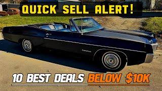 Quick Sell Alert! 10 Best Deals Below $10K – Craigslist & Facebook Marketplace Unveiled!