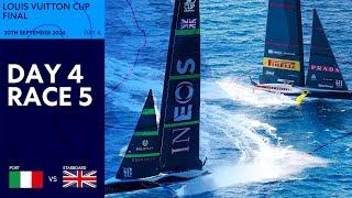 Louis Vuitton Cup Final Race 5 | Luna Rossa Prada Pirelli vs INEOS Britannia | Full Replay