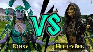 D'VORAH COMES OUT TO PLAY! HoneyBee vs Koisy!