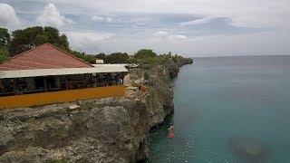 Curacao Westpunt (Playa Forti) Cliff jumpers (40-45 feet) - Xiaomi Mi 4k drone