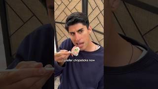 When you learn how to use chopsticks…  #shorts #youtubeshorts #funny #comedy #japan #food