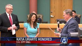 Corpus Christi City Council honors KRIS 6 News anchor Katia Uriarte