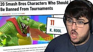 20 Smash Bros Characters Who Should Be Banned From Tournaments