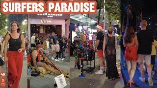 [4k] Explore Surfers Paradise Wednesday 25 December 2024 | Gold Coast | QLD | Australia