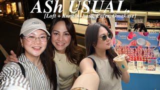 #AShUSUAL: LOFT & KONBINI HAUL, CAFES + OMAKASE IN TOKYO! | ASHLEY SANDRINE