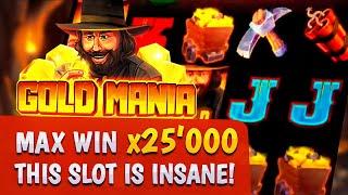 GOLD MANIA MAX WIN x25’000 - THIS SLOT IS INSANE!