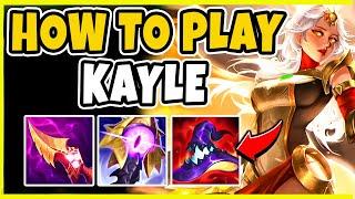 HOW TO PLAY KAYLE TOP FOR EASY CLIMBING! Season 13 Guide  League of Legends