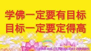 卢台长开示：学佛一点要有目标，目标一定要定得高；马来西亚·槟城《世界佛友见面会》共修组提问