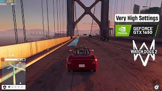 GTX 1650 | Watch Dogs 2 Very High Settings | Gameplay