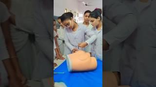 ANM | GNM | Bsc nursing students life | IM injection practice #youtubeshorts