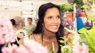 Padma Lakshmi shops Union Square Market with The Coveteur