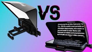 Padcaster Parrot Pro vs Parrot vs Desview T2 - Teleprompter FOV 24mm & 16mm Tests