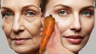 Carrots Erases all Wrinkles Even at 70! Anti Aging Skin Care!