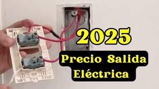 Precio Salida Interruptor Doble 2025