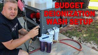 BUDGET DEIONIZATION FOR MY WASH SETUP | SPOTLESS RINSE