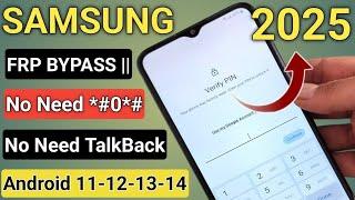 All Samsung Galaxy FRP Bypass Without Pc 2025 Android 11-12-13-14 Latest Security 2025️Frp Unlock