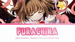 Purachina (Platinum) - Full Lyrics Kan/Rom/Eng || Sakura Cardcaptor Opening 3