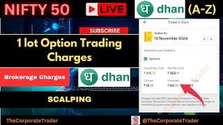Dhan App Option Trading Charges-Full Proof ||Dhan App Trader Diary | Dhan Brokerage Charges